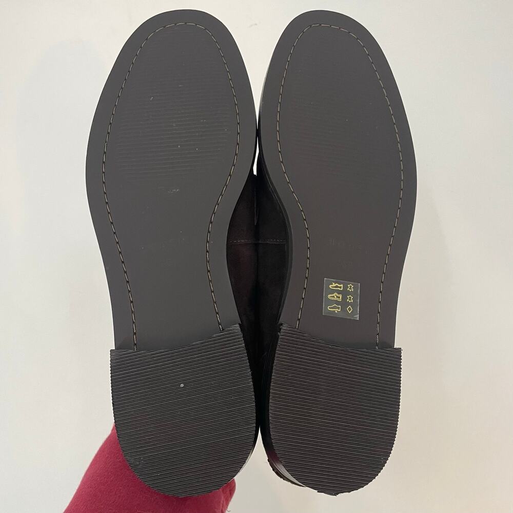 NWOB Boden Nya Penny Loafers Bitter Chocolate Suede 39 / 8 - Picture 11 of 12